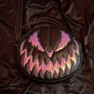 Love Pain & Stitches Pumpkin Crossbody Bag
